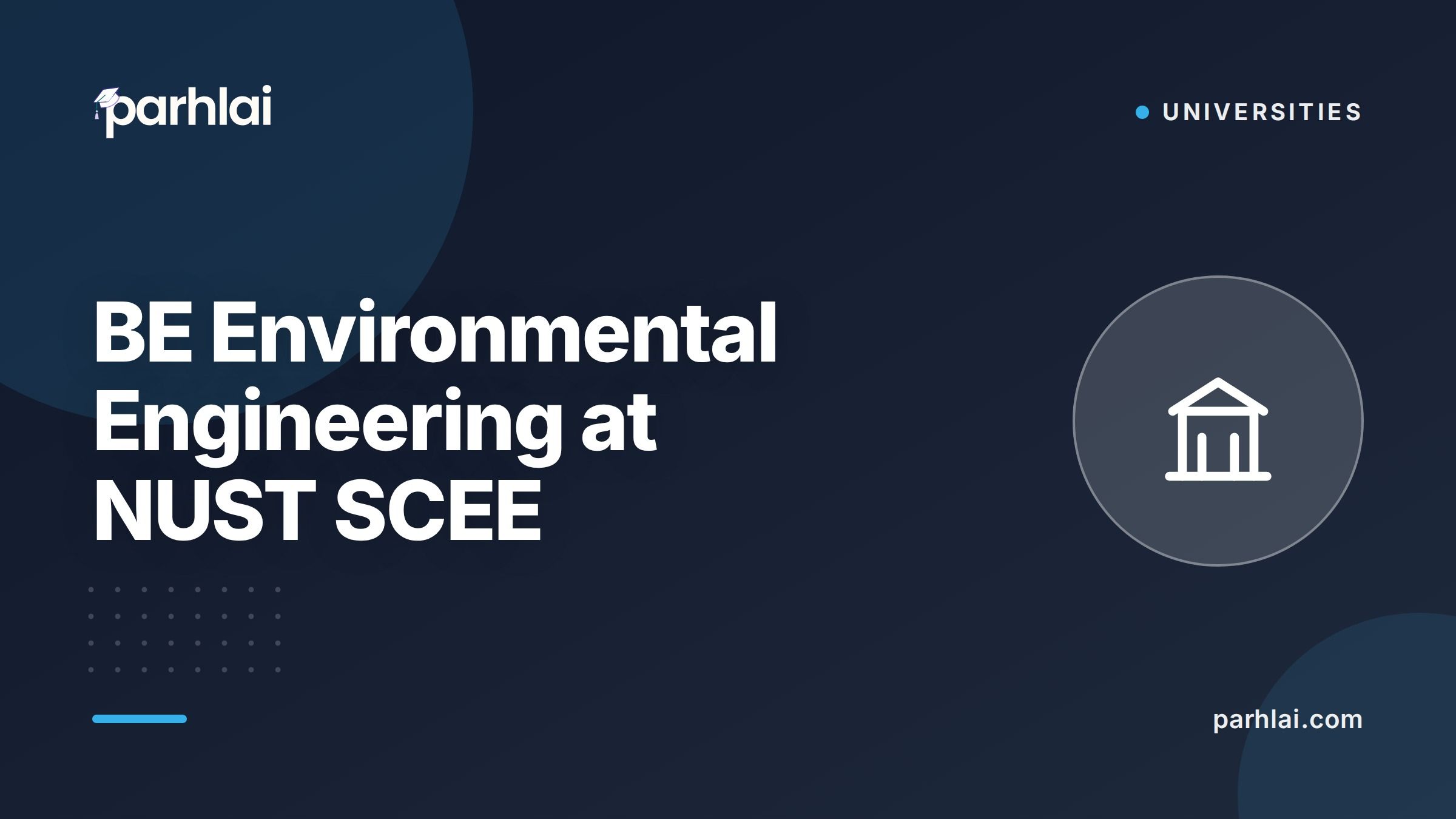 BE Environmental Engineering at NUST SCEE: Water, Air, and Waste Management