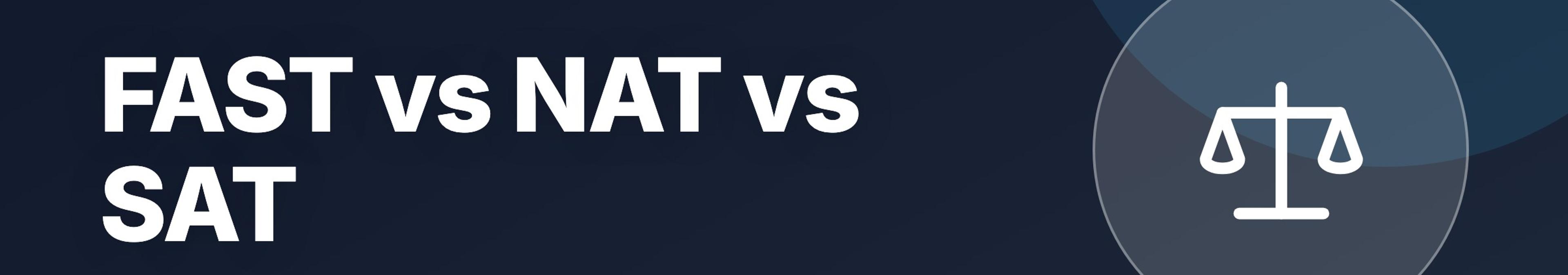 Parhlai blog cover for "FAST Admission Test vs NAT vs SAT"