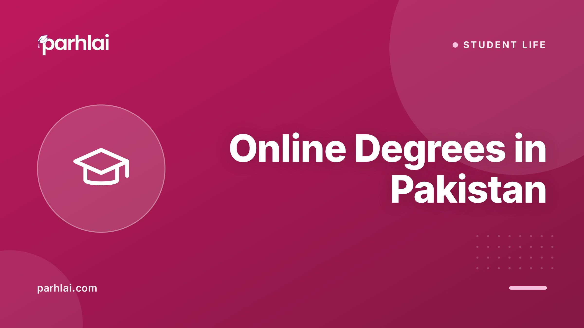 Parhlai blog cover for "Online Degrees in Pakistan: HEC-Recognized Programs You Can Do from Home"
