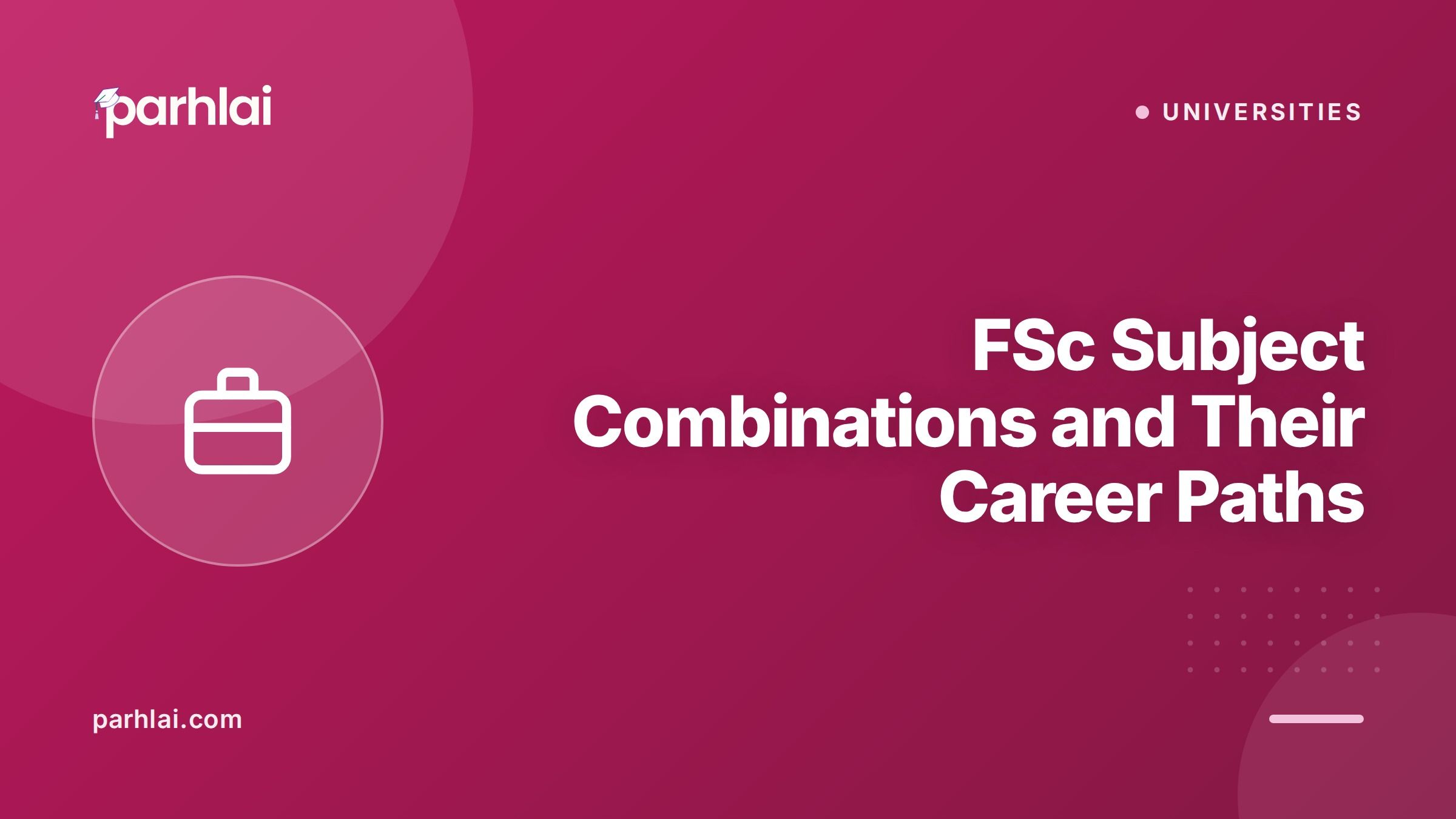 FSc Subject Combinations and Their Career Paths: What to Choose in 11th Class