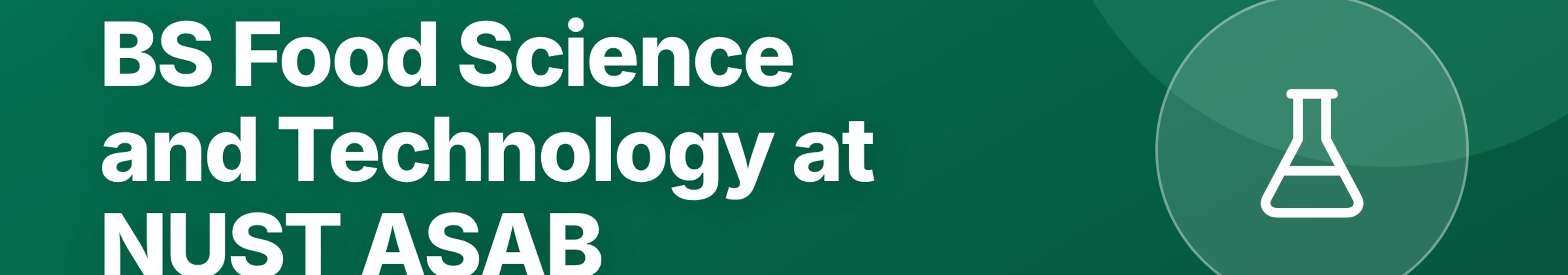 Parhlai blog cover for "BS Food Science and Technology at NUST ASAB: Food Chemistry, Processing, QA"