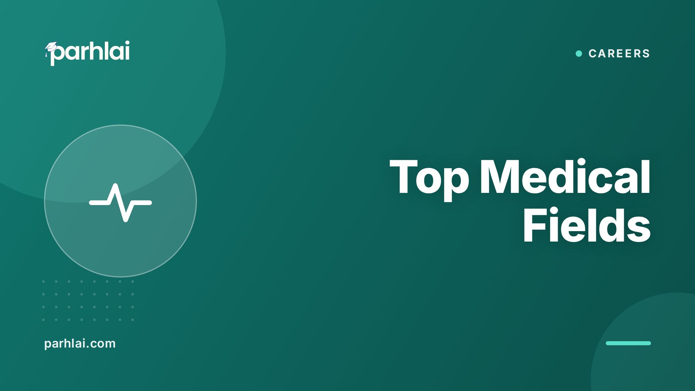 Parhlai blog cover for "Top Medical Fields in Pakistan by Salary and Demand"