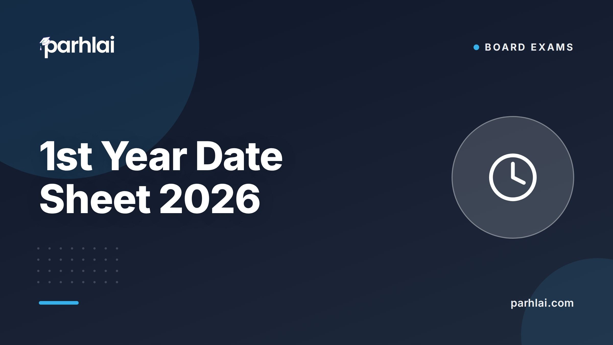 1st Year Date Sheet 2026: How to Find It for Your Board