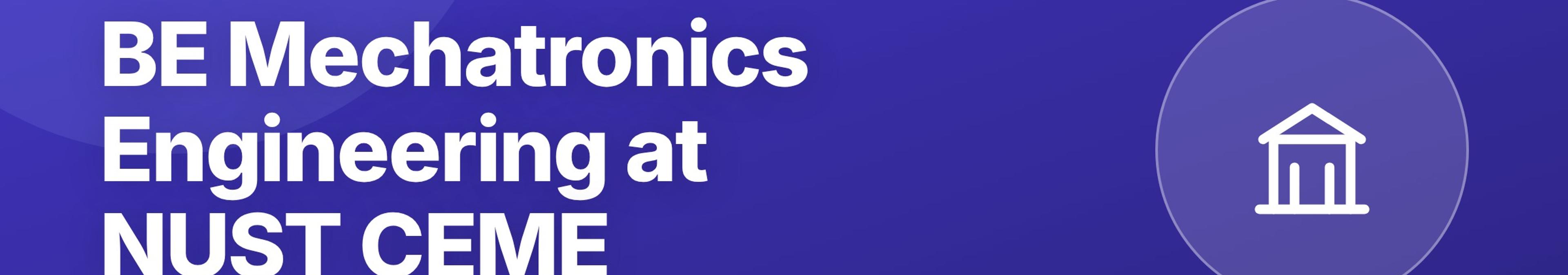 Parhlai blog cover for "BE Mechatronics Engineering at NUST CEME: Robotics, Control Systems, Automation"