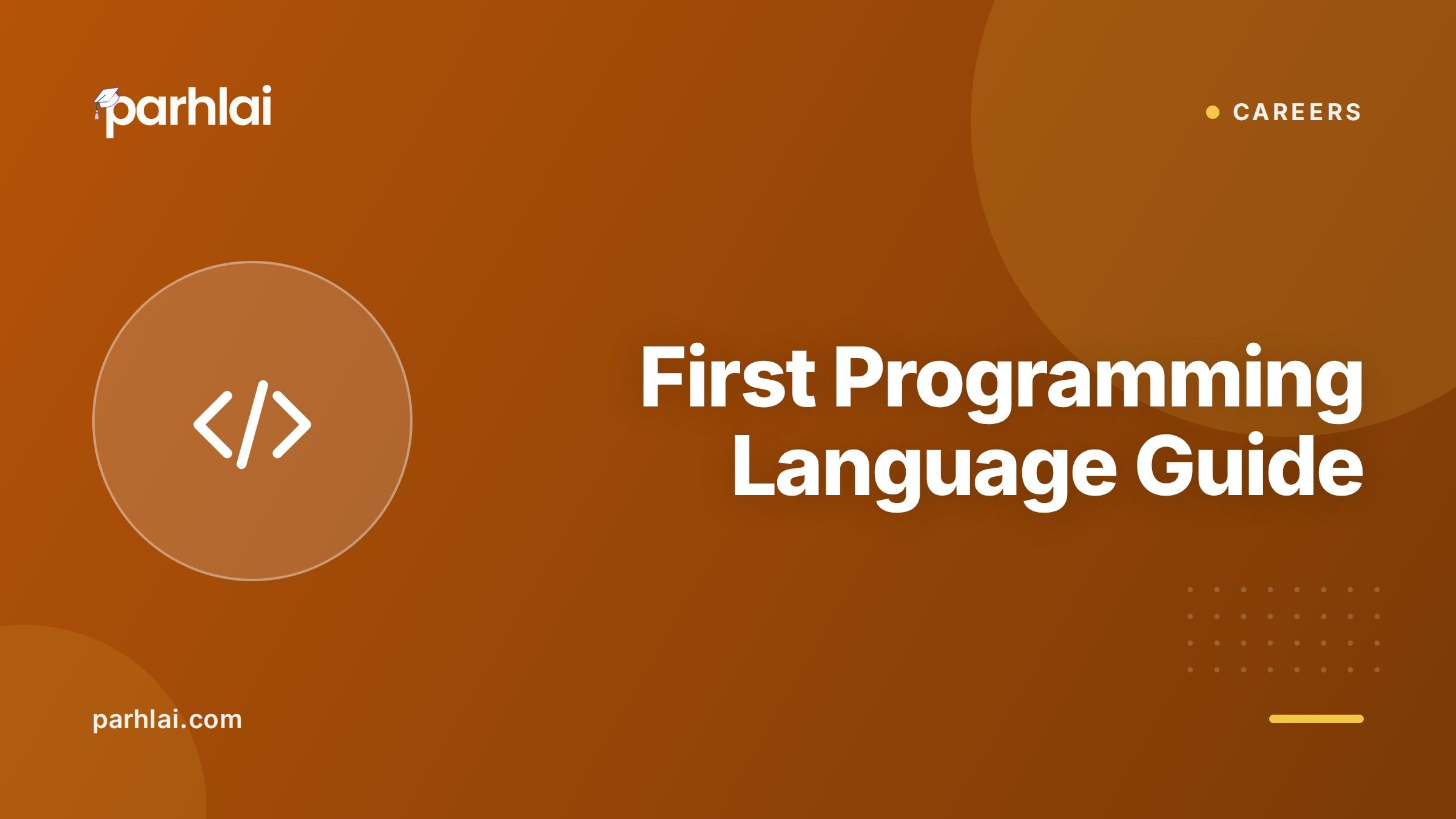Parhlai blog cover for "Best Programming Language to Learn First for Pakistani Students"