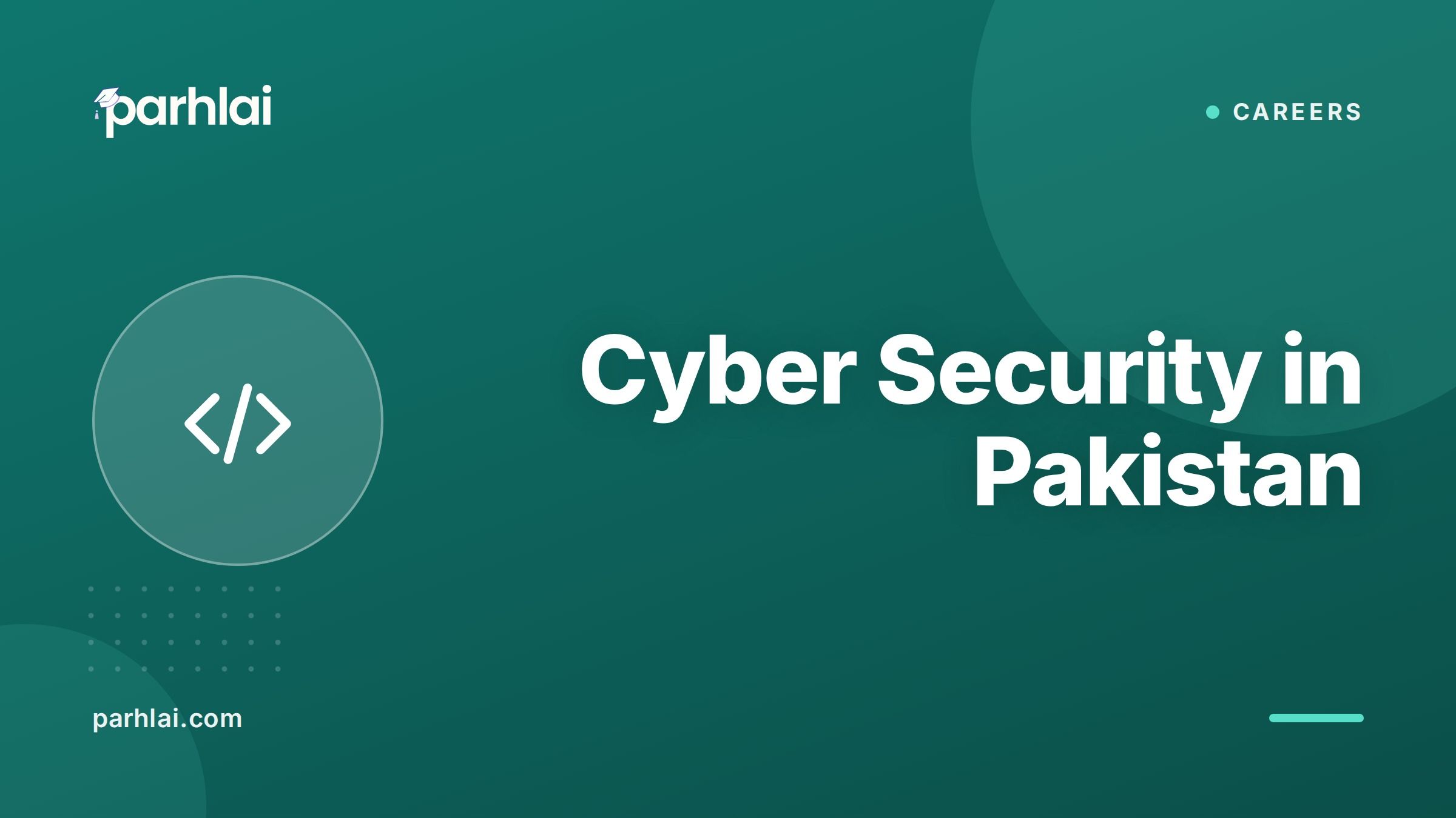 Parhlai blog cover for "Scope of Cyber Security in Pakistan: Careers and Outlook"