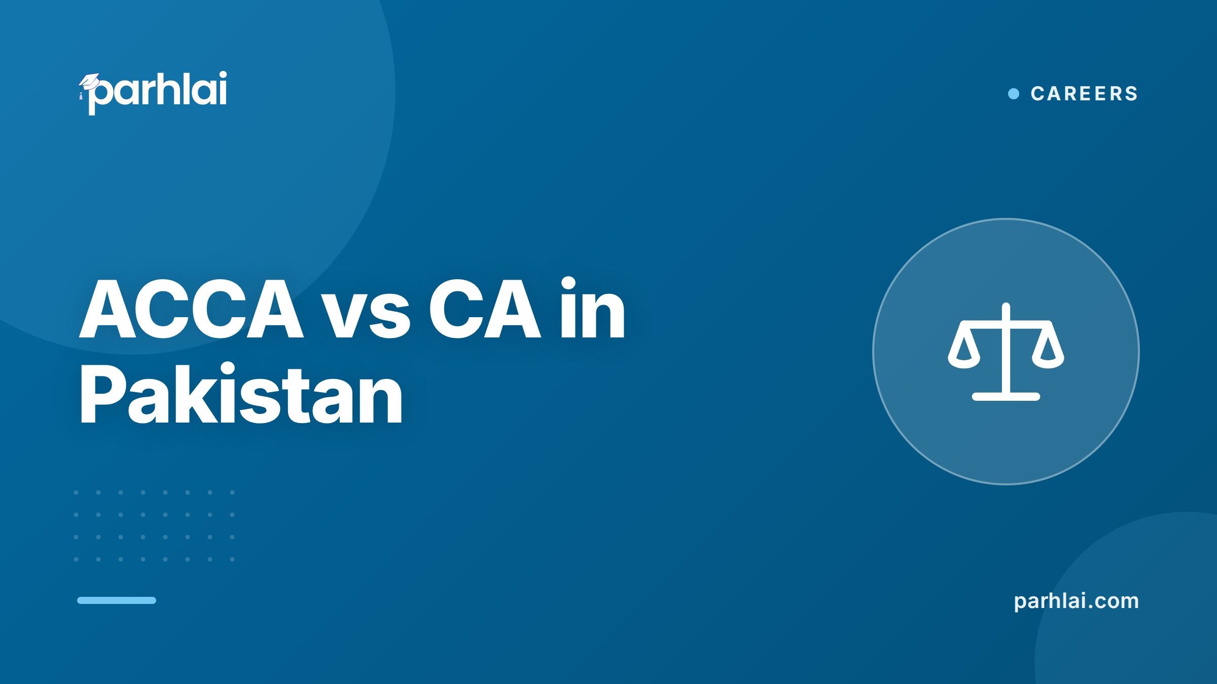 Parhlai blog cover for "ACCA vs CA in Pakistan: Which Accounting Qualification Is Better for Your Career?"