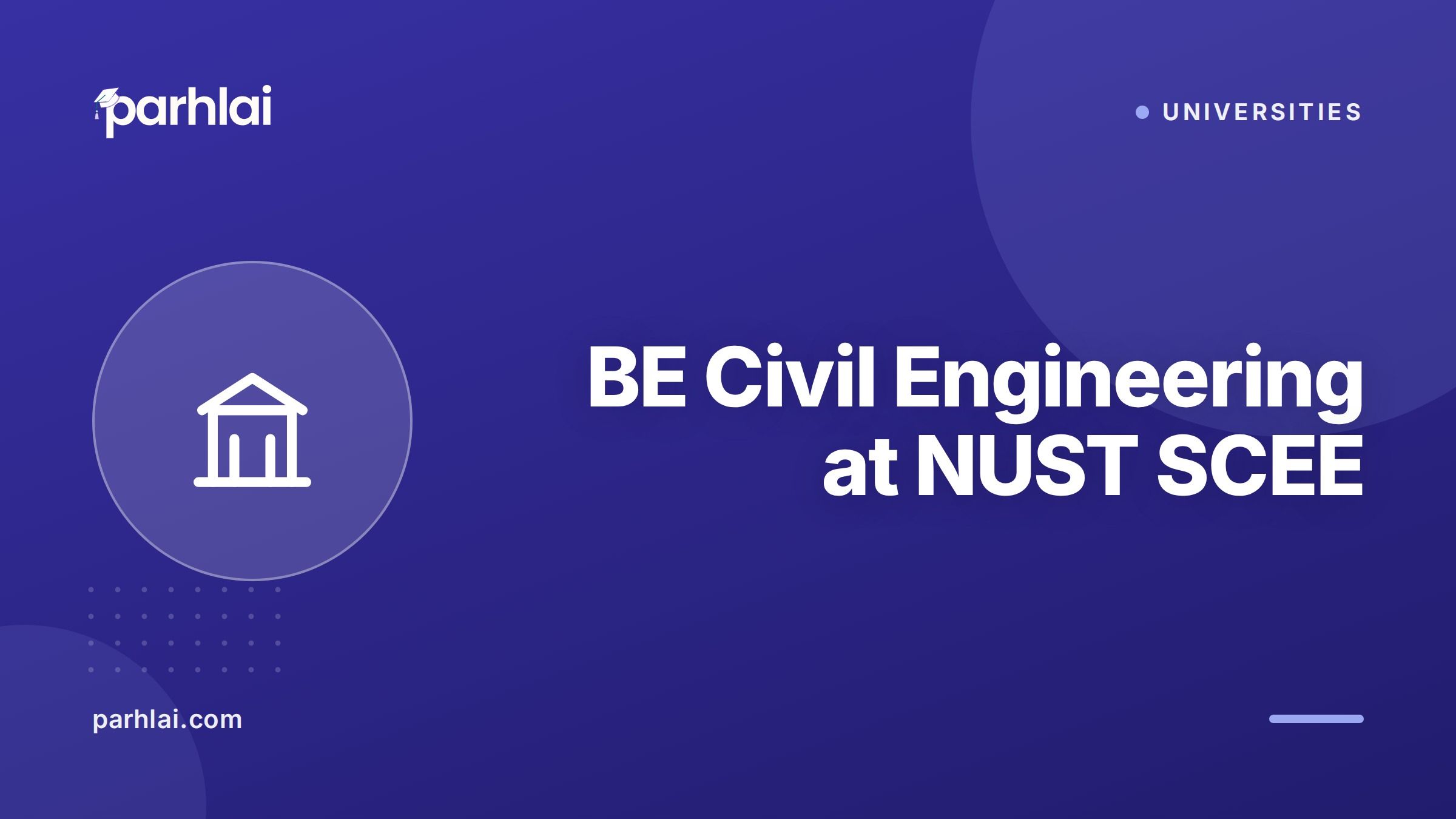 BE Civil Engineering at NUST SCEE: Structures, Geotech, Transport, and Water