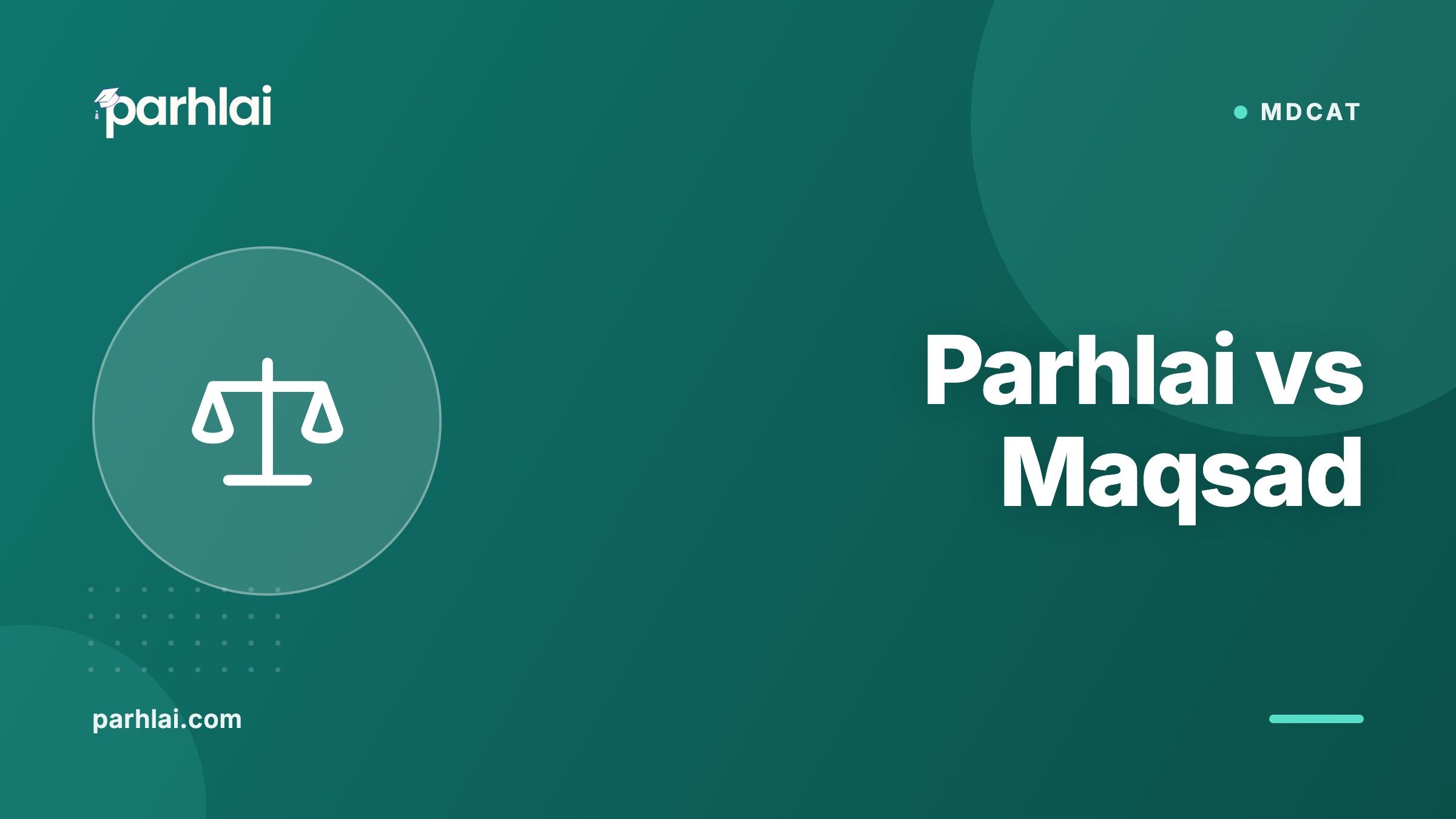 Parhlai blog cover for "Parhlai vs Maqsad"