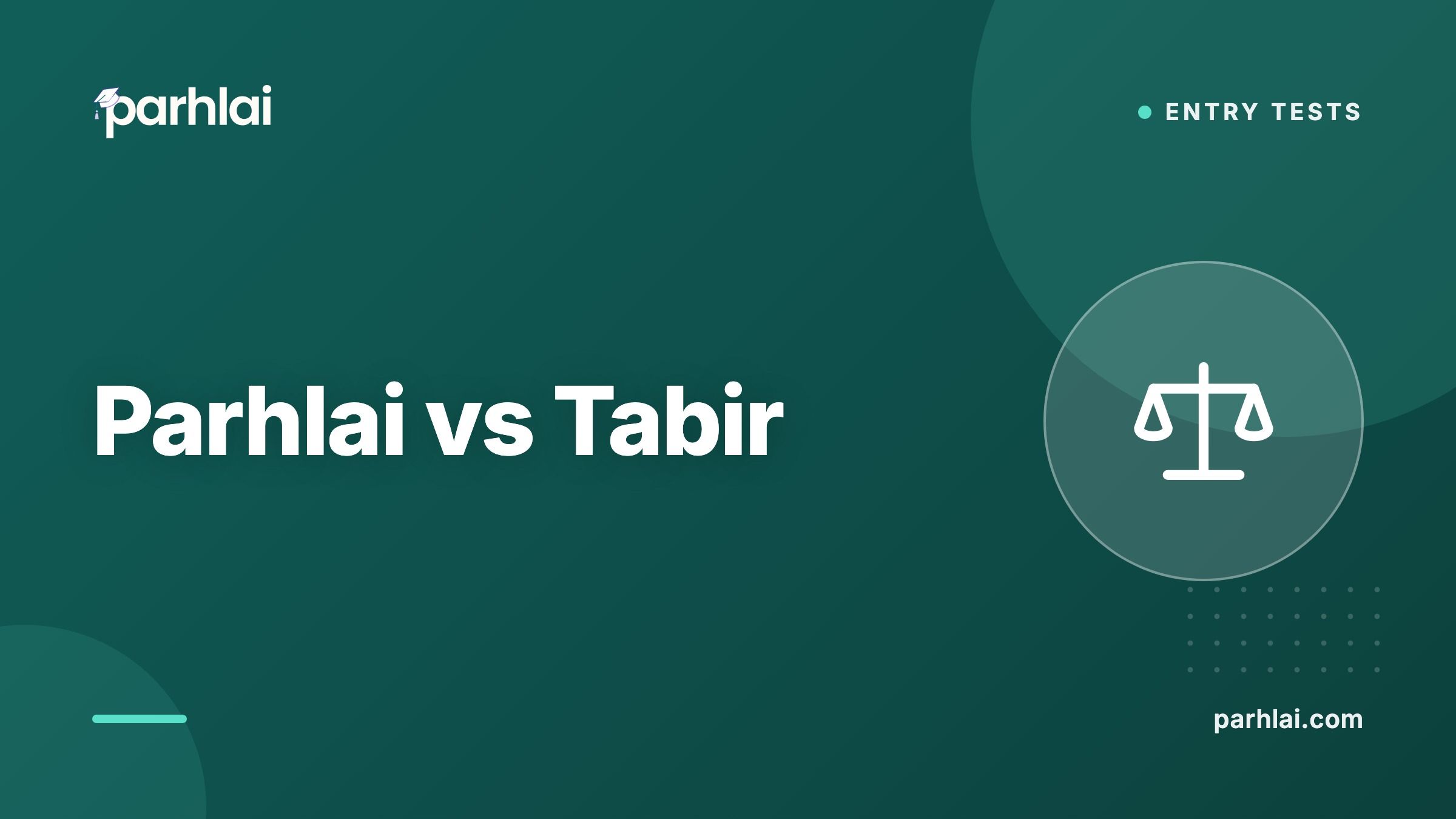 Parhlai blog cover for "Parhlai vs Tabir"