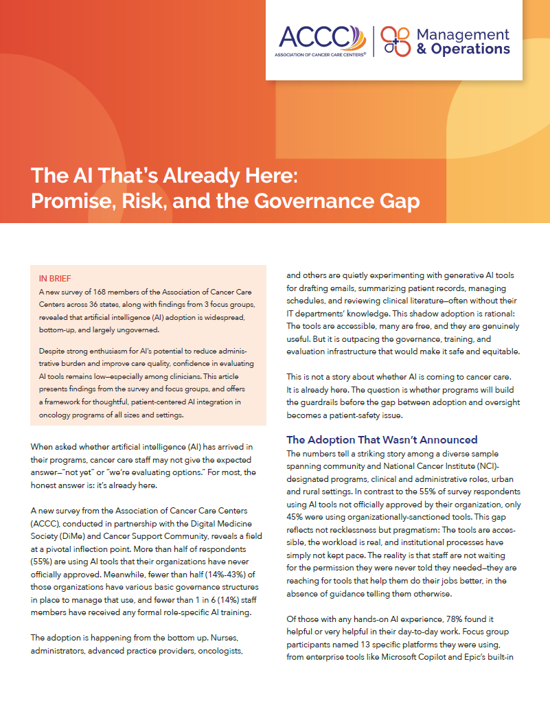 The AI That's Already Here: Promise, Risk, and the Governance Gap