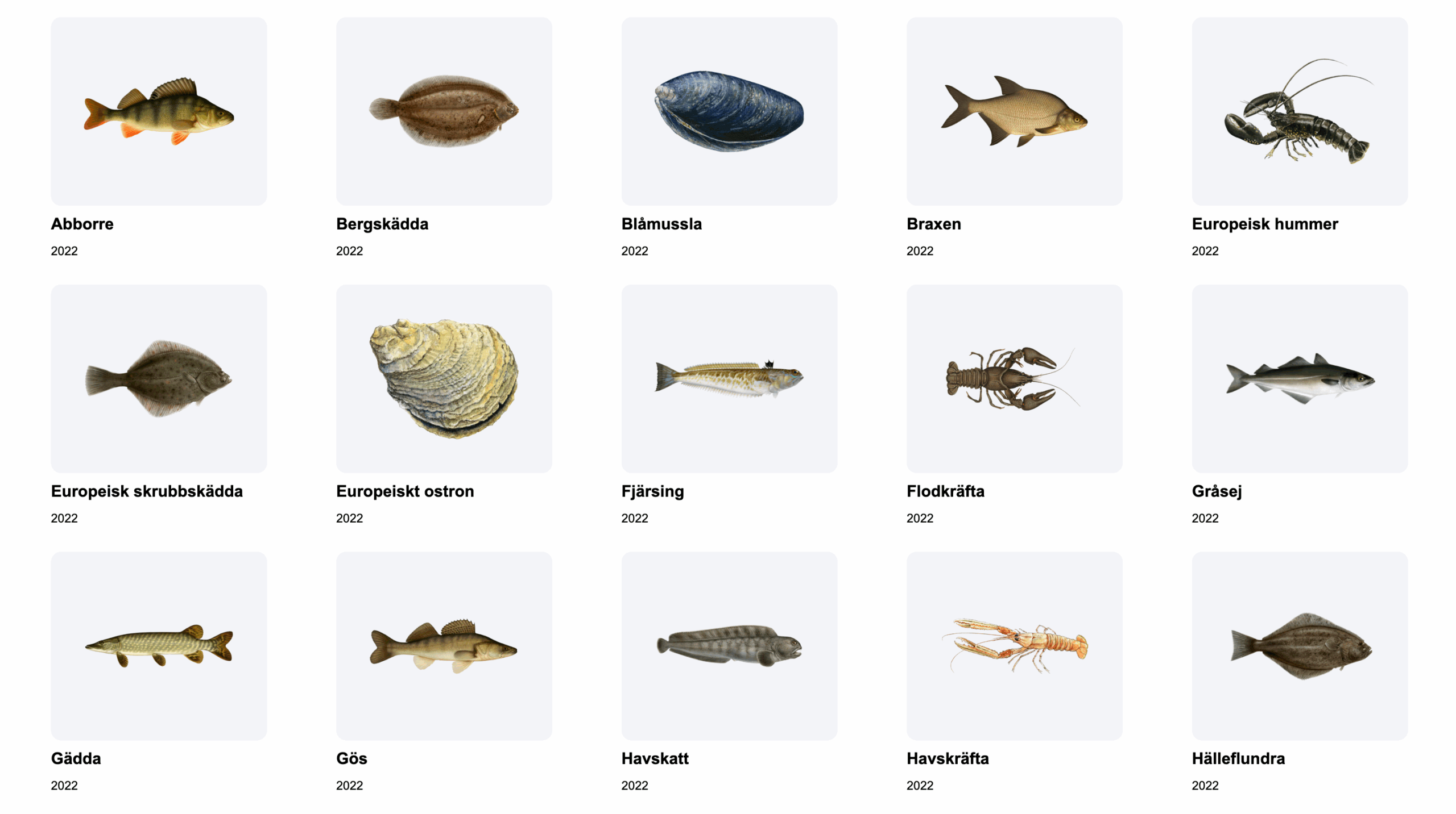 Hur mår Sveriges fiskar och skaldjur?