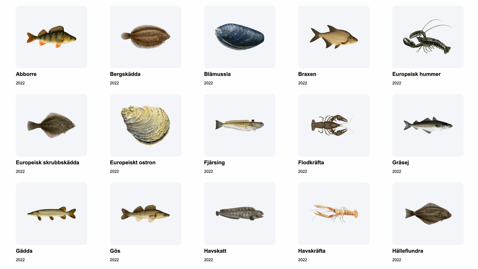 Hur mår Sveriges fiskar och skaldjur?