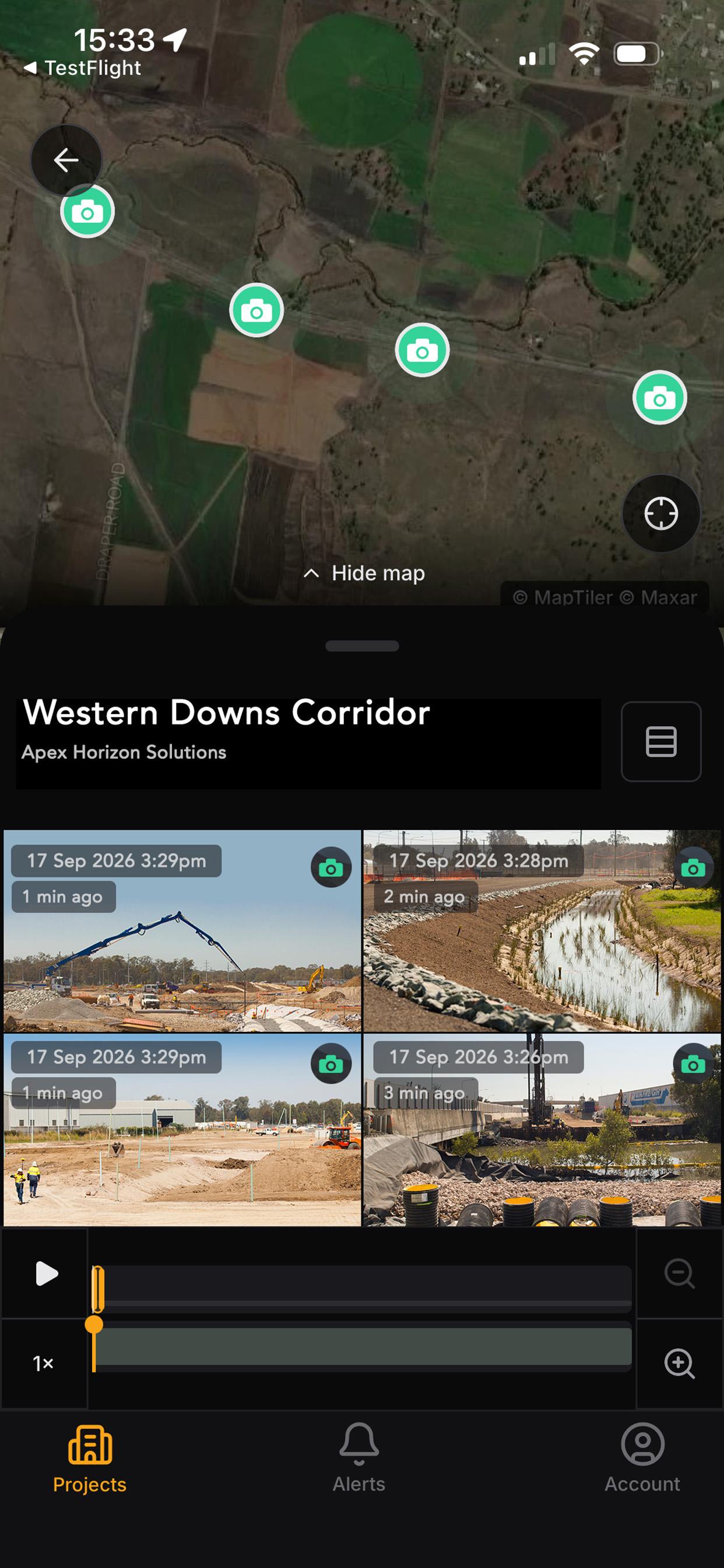 Blackbox Site Security Mobile app