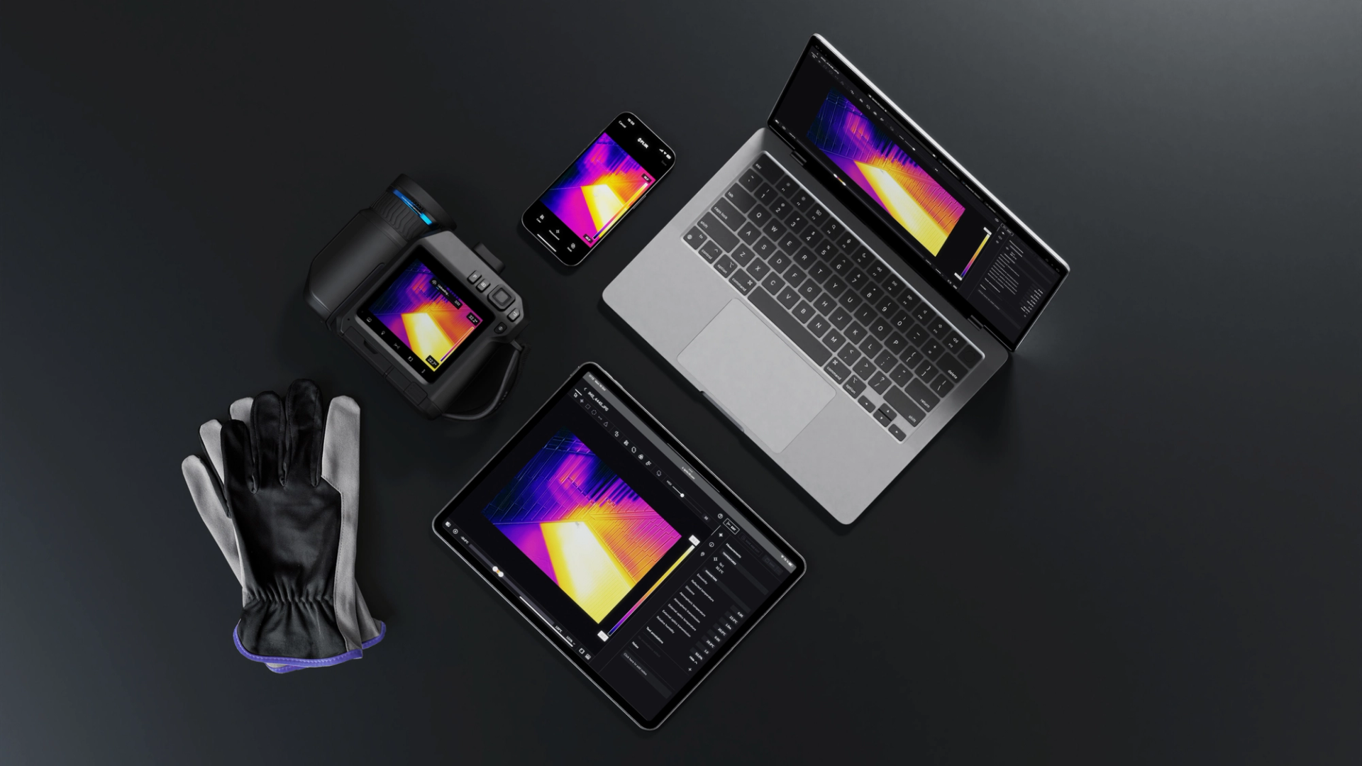Connected thermal imaging tools with digital product design and cross-device compatibility.