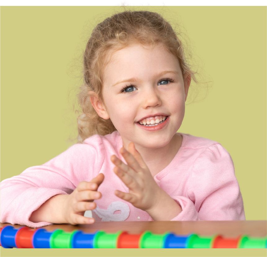 Speech therapist working