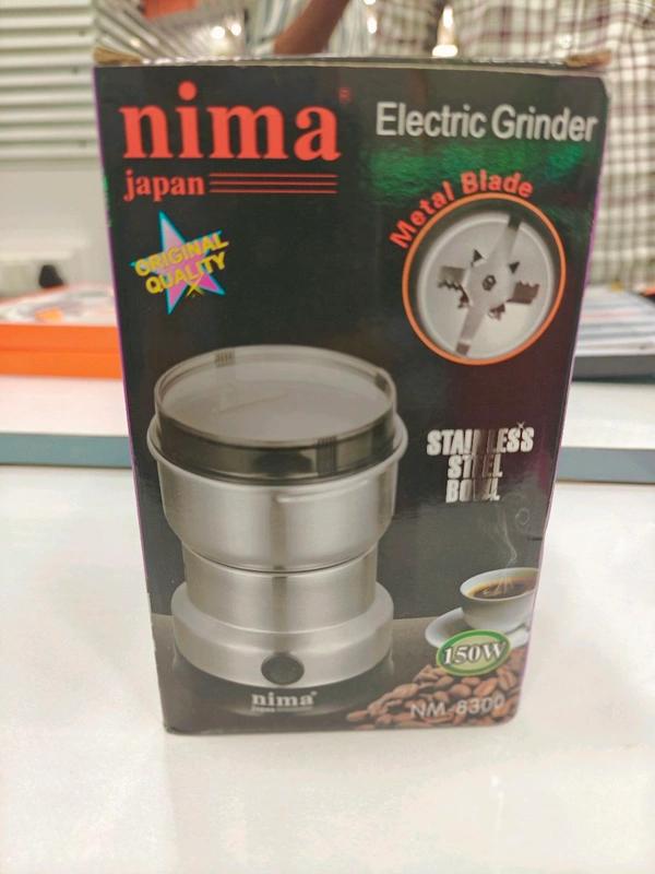 Nima Japan 150W Electric Grinder NM-8300 with Stainless Steel Bowl and Metal Blade Mixer thumbnail 1