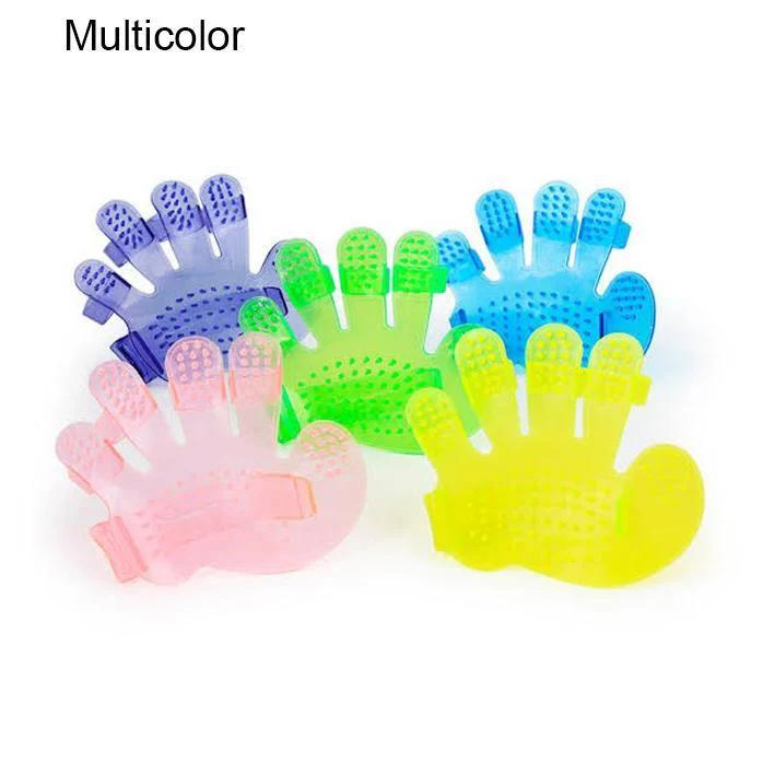 Rubber Pet Cleaning Massaging Grooming Glove Brush thumbnail 5