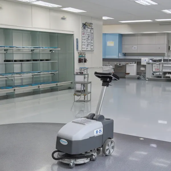 Hot Sales Popular Dual Brush Walk-Behind Household Electric Floor Scrubber for Home Hotels and Construction Industries