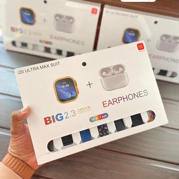 I20 Ultra Max Combo | I20 Ultra Smart Watch thumbnail 1