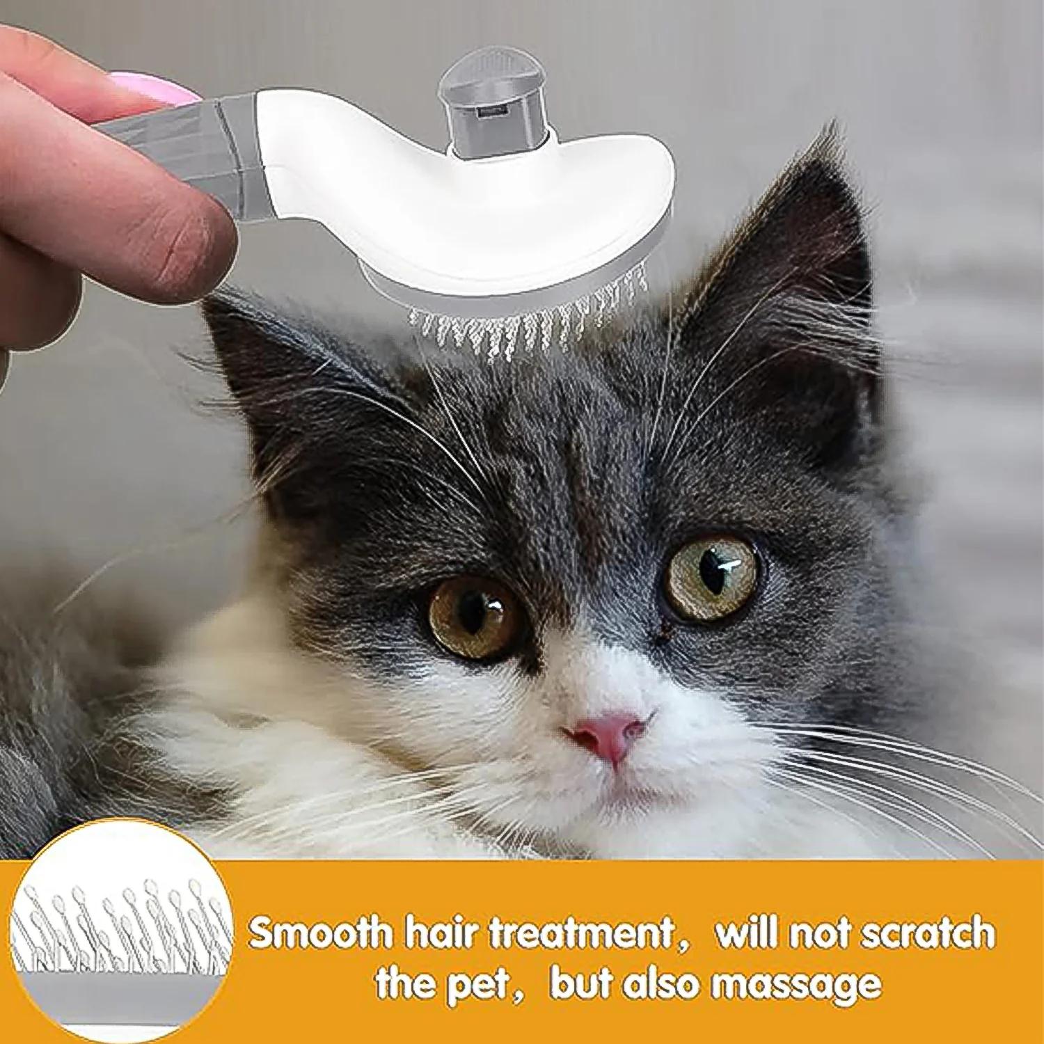 Self-Cleaning Slicker Brush for Dogs & Cats thumbnail 4
