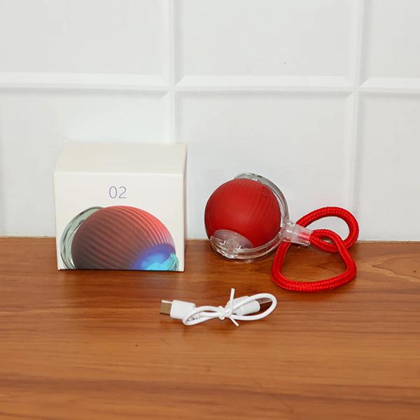 Rechargeable Interactive Cat Toy Ball with Detachable Tail and LED Light thumbnail 9