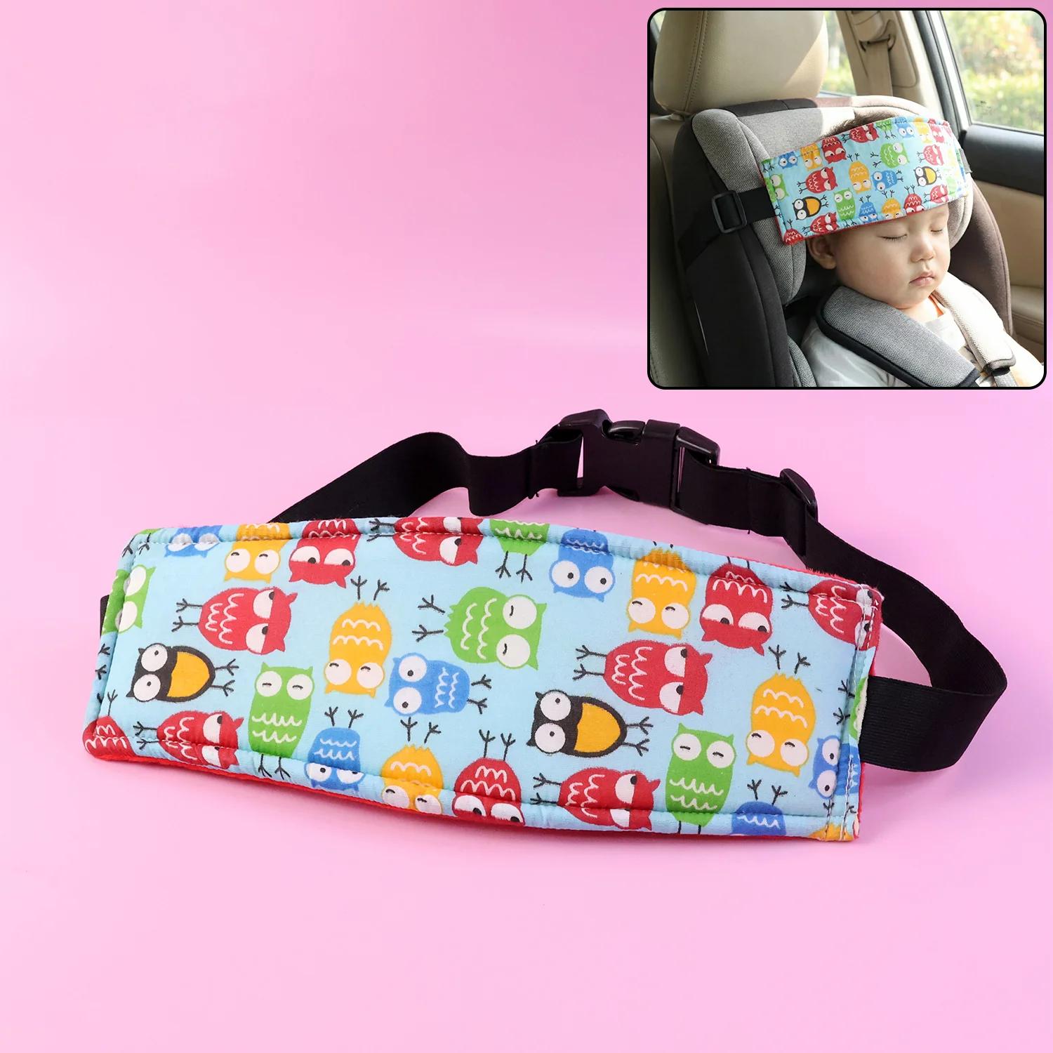 Adjustable Baby Car Seat Head Support Strap thumbnail 3