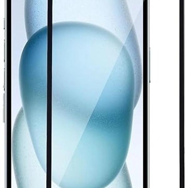 iPhone 15 Plus Tempered Glass Screen Protector Compatible for Apple iPhone 15 Plus thumbnail 1