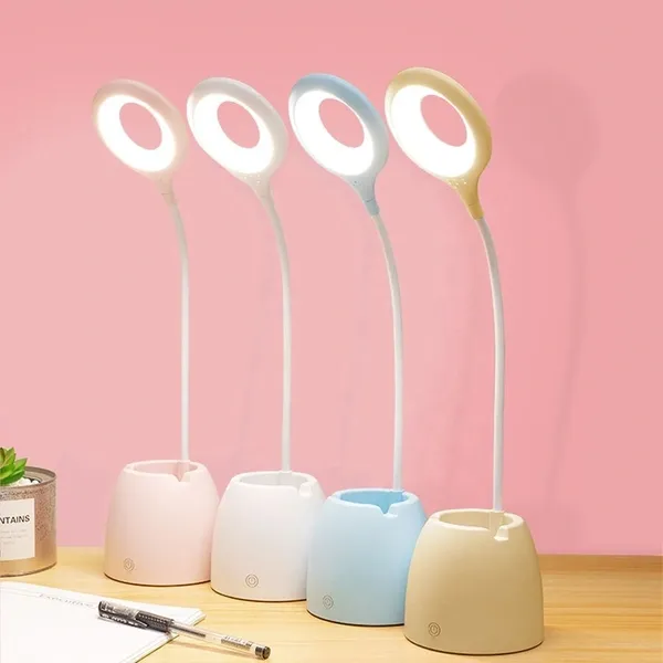 USB Rechargeable Foldable Student Reading Light with Adjustable Brightness