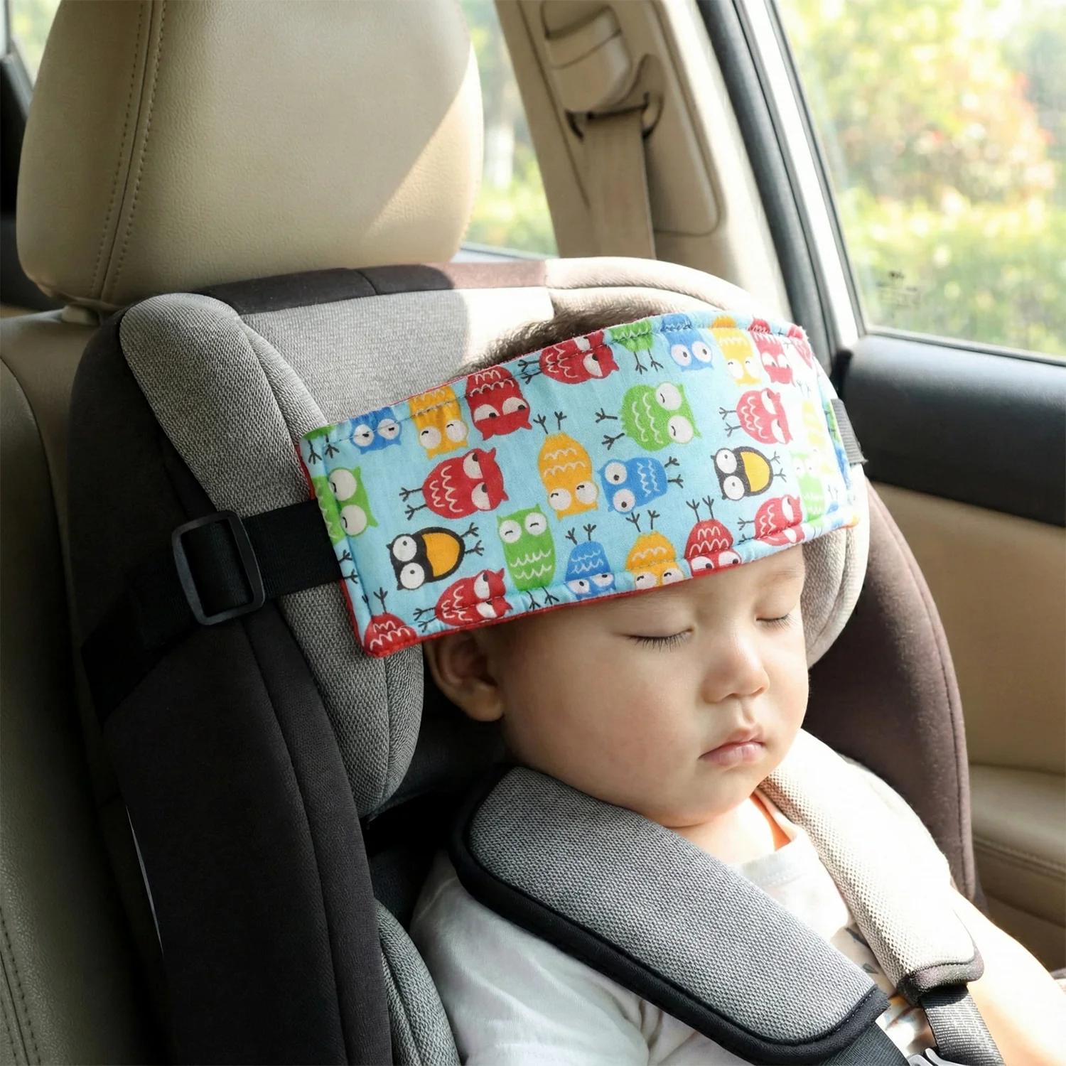 Adjustable Baby Car Seat Head Support Strap thumbnail 7