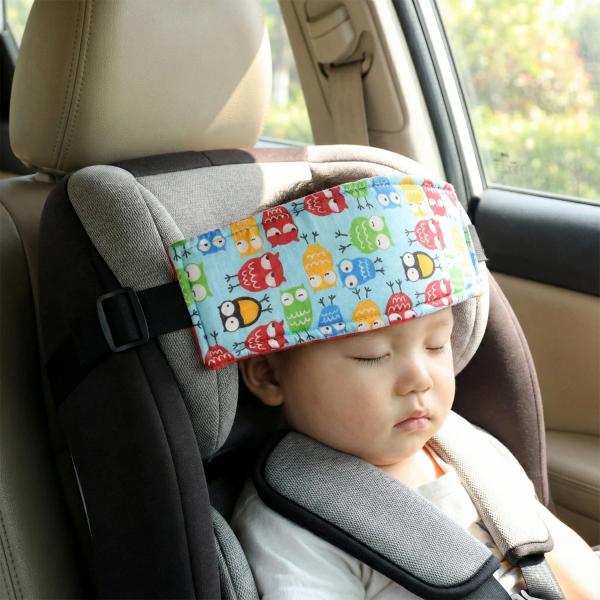Adjustable Baby Car Seat Head Support Strap thumbnail 7