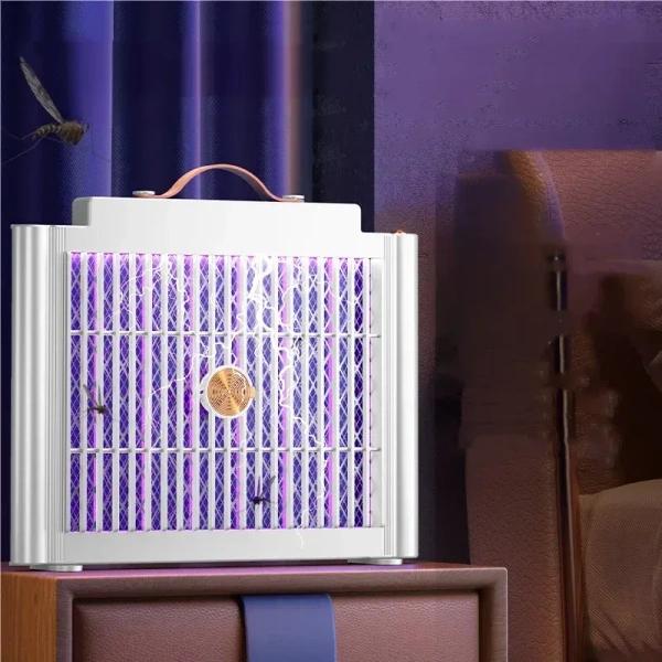 Electric Mosquito Killer Lamp | USB Insect Trap, Safe & Silent Bug Zapper for Home & Outdoor