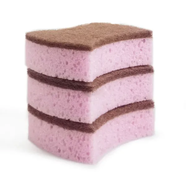 Brand New Product Explosive New Products Good Helper for Kitchen Cleaning Pink Waist Shaped Sponge Cleaning Cloth