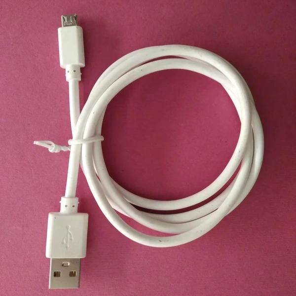 White 1.5A Micro USB Data Cable, Cable Size: 1Mtr thumbnail 1