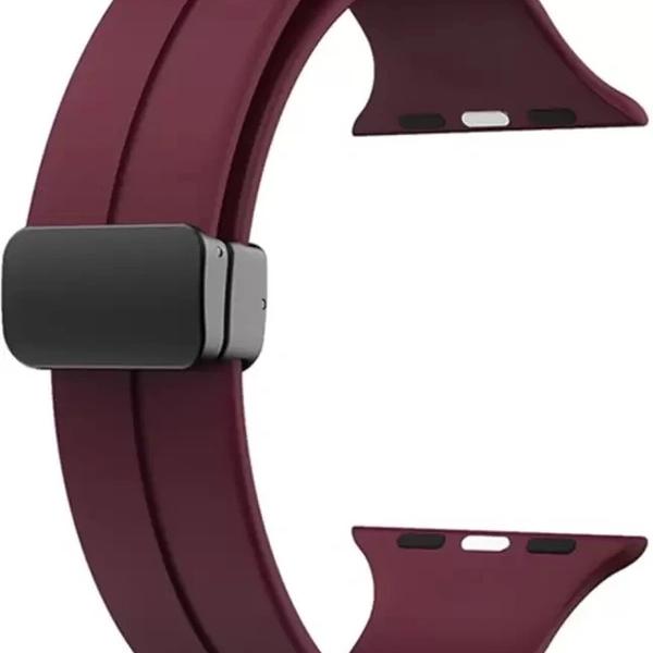 Magnetic Smart Strap Compatible with ultra smart Watch Strap 38mm 40mm and 41mm Perfact Fit for iWatch Ultra SE2 SE Series 8 7 6 5 4 3 2 1 Smart Watch Strap (Brown)