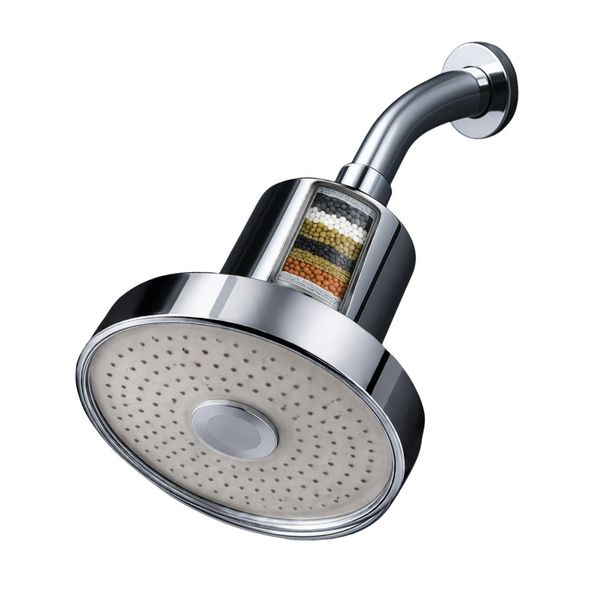 Dcal Shower Head | Hard Water Filter Shower with Multi Flow Modes | Reduces Chlorine & Limescale for Skin & Hair Care | High Pressure Bathroom Showerhead thumbnail 1