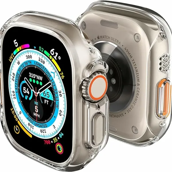 49MM Ultra Smart Watch Ultra (2023/2022) - Crystal Clear CASE 360 CASE