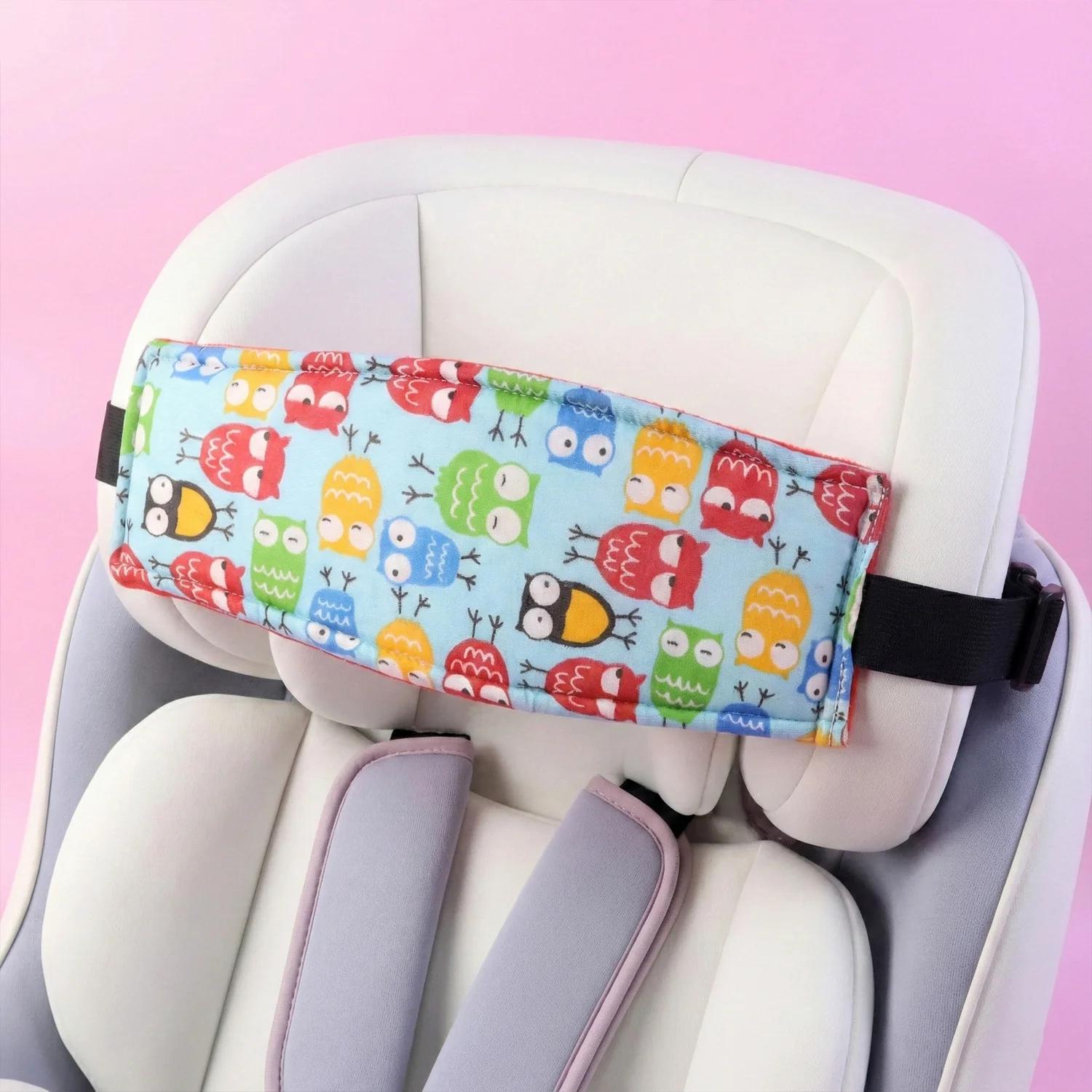 Adjustable Baby Car Seat Head Support Strap thumbnail 8