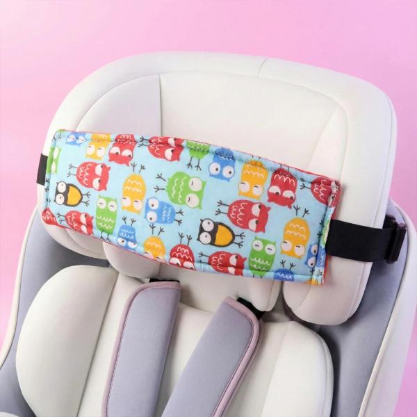 Adjustable Baby Car Seat Head Support Strap thumbnail 8