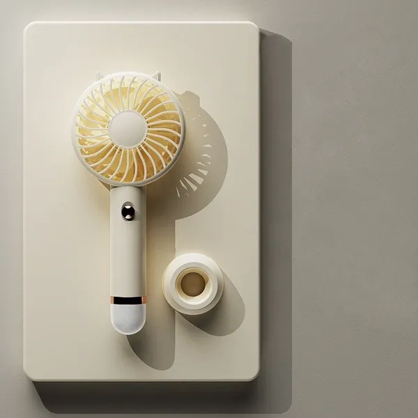 Portable Air Cooling Fan - 1 Speed Adjustable, Compact & Efficient