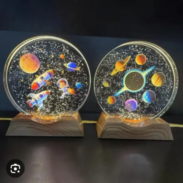 3D Creative Visualization Lamp New