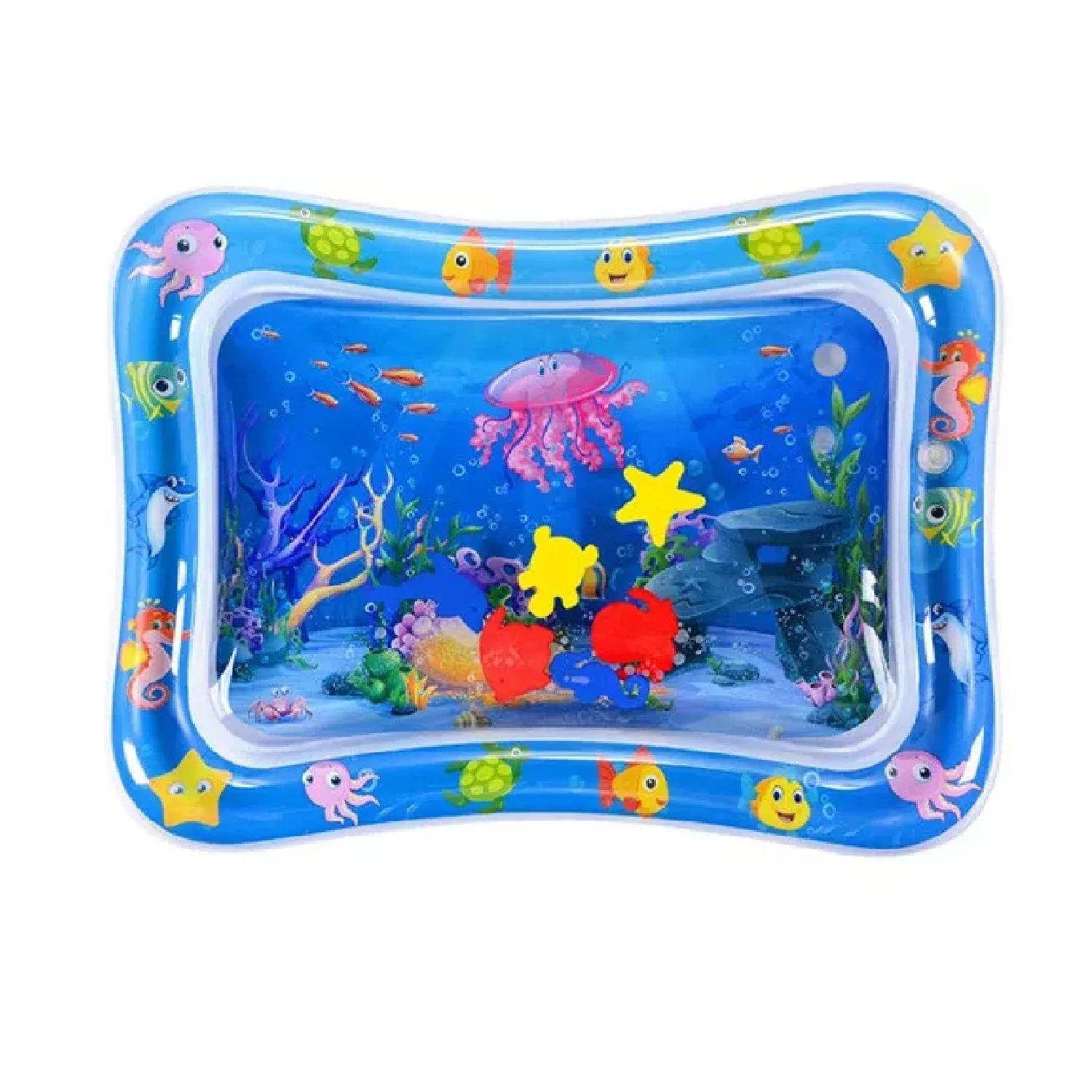 Mat, Baby Water Mat Inflatable Baby Play Mat Activity Center for Infant Baby Toys thumbnail 4