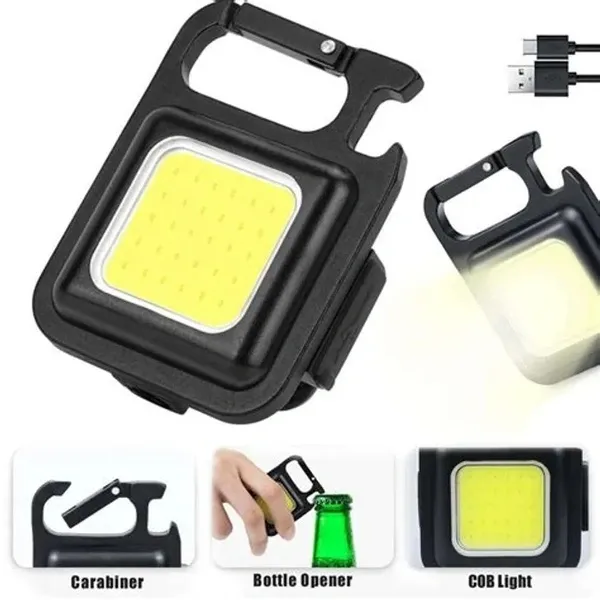 Cob Rechargeable Keychain Light