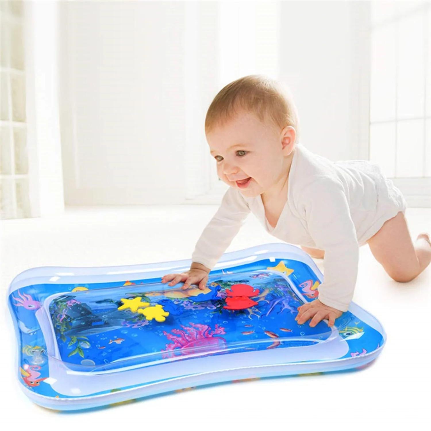 Mat, Baby Water Mat Inflatable Baby Play Mat Activity Center for Infant Baby Toys thumbnail 7