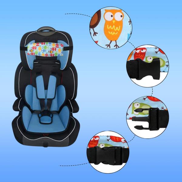 Adjustable Baby Car Seat Head Support Strap thumbnail 9
