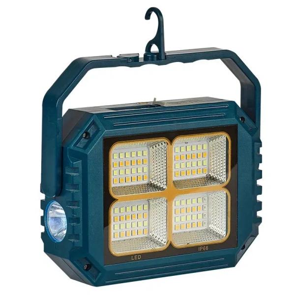 MZ Solar light M277 30W Solar LED Flashlight Portable Emergency Lighting System with 104 SMD White/Yellow LEDs, 2400mAh Battery