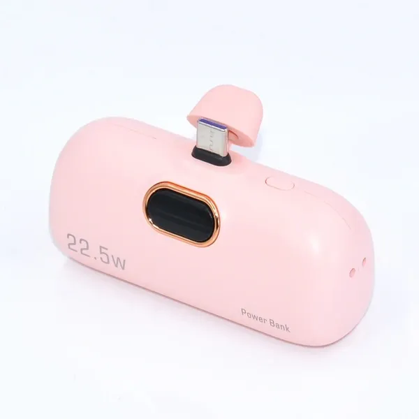 5000mAh Mini Fast Charging Power Bank | Type-C Portable Charger | Airline-Approved