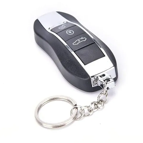 Shock Remote Control Key Car | LED Light, Laser Effects, and Exciting Features Keychain