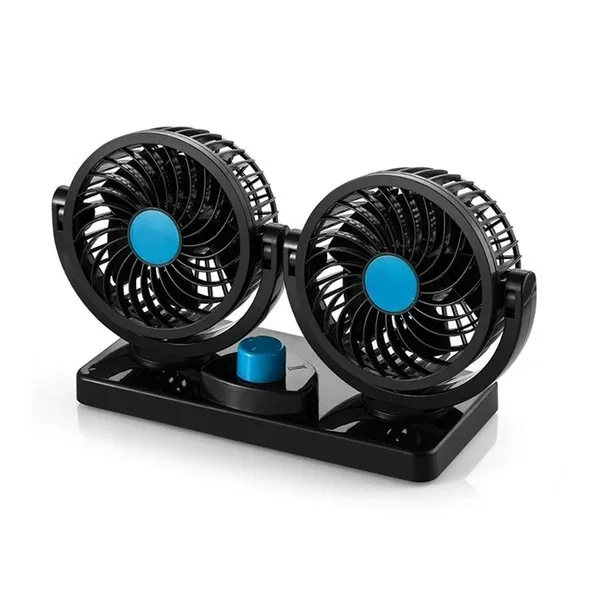 12V Car Air Cooling Fan Low Noise, Portable & High-Speed Vehicle Fan