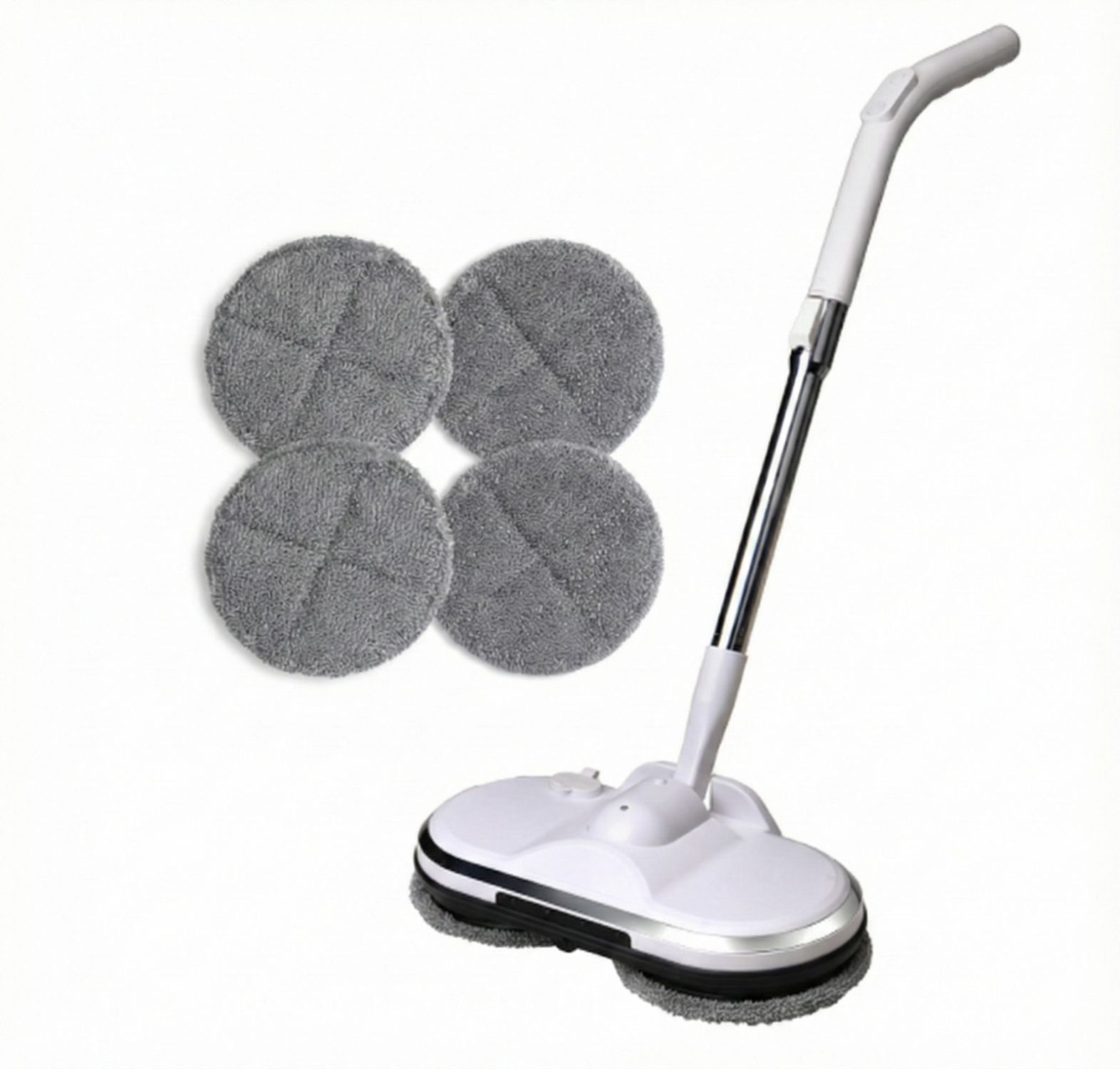 Befach Electric Spin Mop | Cordless Rechargeable Dual Rotating Mop with Microfiber Pads | Lightweight Floor Cleaner for Tiles, Marble & Wooden Surfaces | Effortless Wet & Dry Cleaning thumbnail 1
